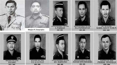 Biodata Lengkap 10 Pahlawan Revolusi Indonesia Riset