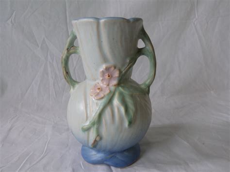Vintage Weller Pottery Two Handled Vase Etsy