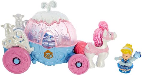 Fisher Price Disney Princess Cinderellas Lights And Sounds Carriage By