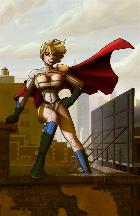Power Girl By Kylemesa On Deviantart Power Girl Dc
