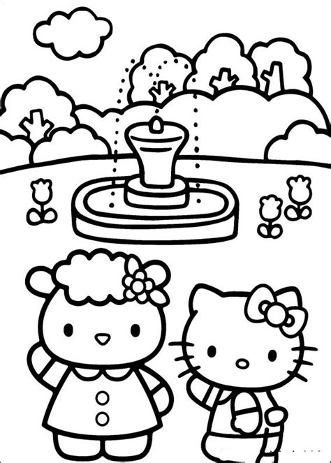 Free coloring pages of hallo kitty zum ausmalen. Hello Kitty: Ausmalbilder & Malvorlagen - 100% KOSTENLOS