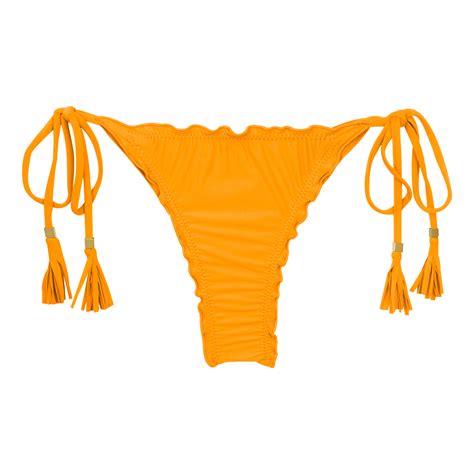 Rio De Sol Yellow Thong Tie Side Swimwear Bottom Upf 50 Rio Swim Shop