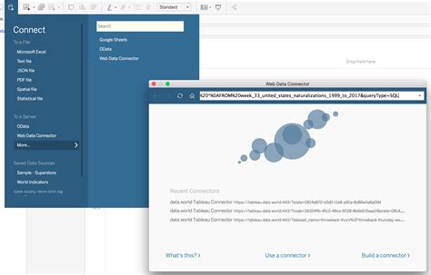 Connect data to Tableau | data.world