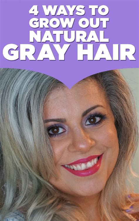 Here Are 4 Ways To Grow Out Natural Gray Hair If You Re Thinking Of