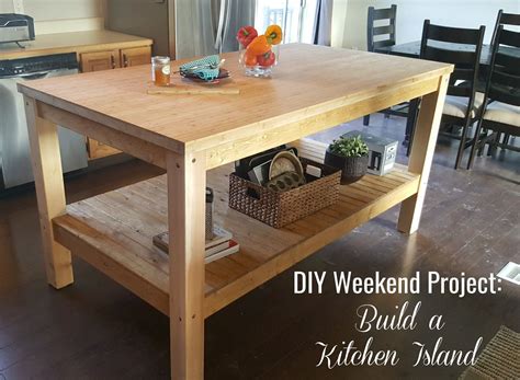 Turtles And Tails DIY Weekend Project Kitchen Island