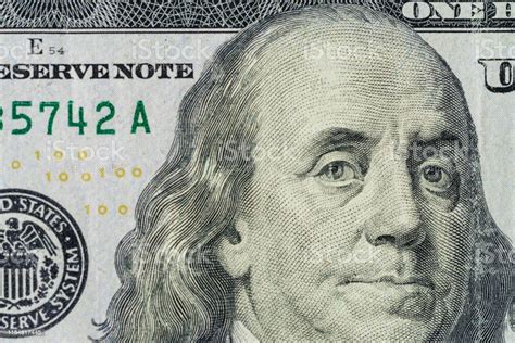 Close Up Of New Hundred Dollar Bill Stock Photo Download Image Now
