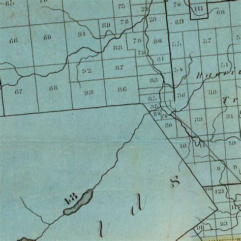 Vintage Map Of Essex County New York 1829 By Teds Vintage Art