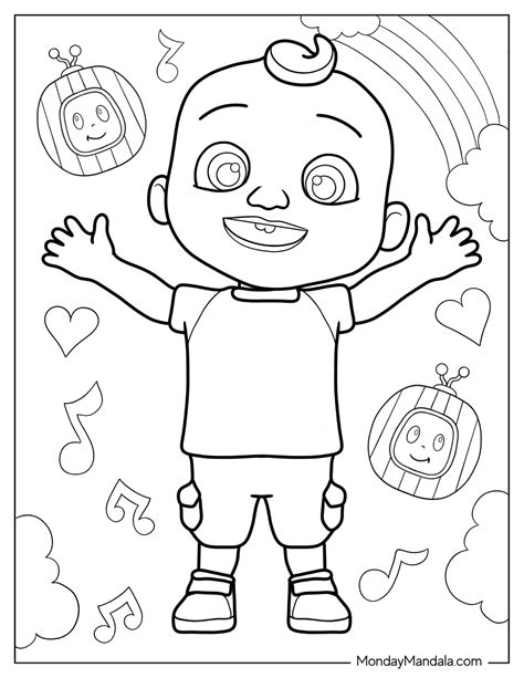Cocomelon Logo Coloring Page Free Printable Coloring Pages For Kids 346