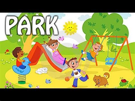 This is a ppt presentation that contains unique vocabulary for the medical setting with images to help reinforce this worksheet is about illnesses. In the Park | Park Vocabulary For Kids | Preschool ...