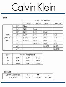Calvin Klein Size Chart Pictures To Pin On Pinterest Pinsdaddy