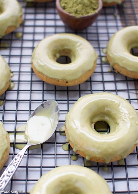 Matcha Baked Donuts With Matcha Glaze Super Simple To Make Full Of