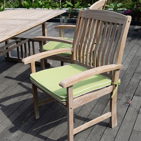 Outdoor patio dining chairs canada. Cambridge Casual Monterey Teak Patio Dining Arm Chair with ...