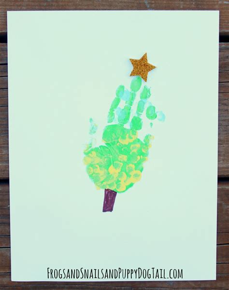 Christmas Tree Handprint Art Fspdt