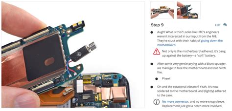 Ifixit Tears Down The Htc One M9 Says Its Easier To Open But Battery
