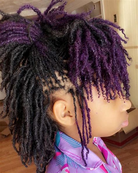 30 Dreads With Purple Tips Fashion Style