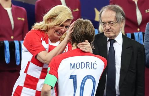 Heartwarming Moment Croatian President Consoled Emotional Modric After