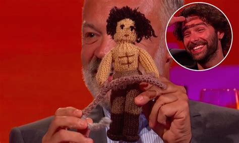 Please Enjoy Aidan Turner Confronted With A Topless Knitted Version Of