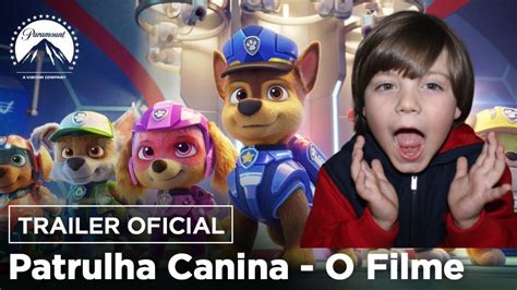Filme Patrulha Canina nos cinemas Trailer Animação 2021 YouTube