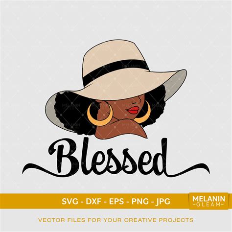 Blessed Woman Digital Svg Dxf Eps Png  Faith Etsy