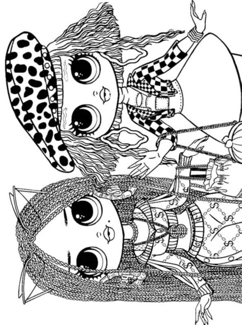 We stand out from the crowd and make our own rules because we want to. Kids-n-fun.com | Coloring page L.O.L. Surprise OMG dolls ...