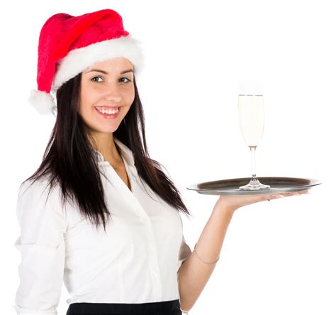 Santa Waitress Free Stock Photo - Public Domain Pictures