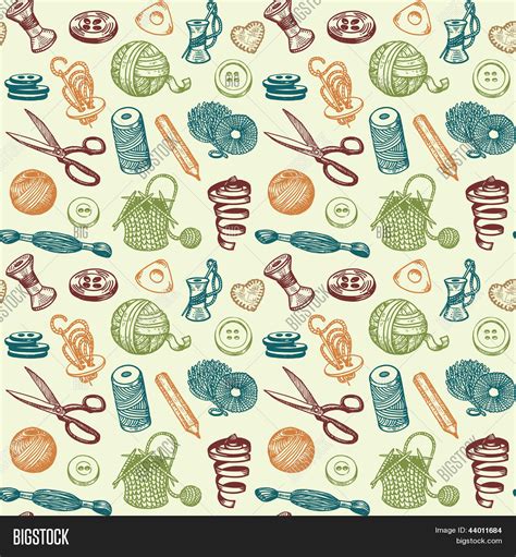 Sewing Needlework Vector And Photo Free Trial Bigstock