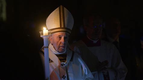 Pope At Easter Vigil Roll Away The Stones That Crush Hope Vatican News