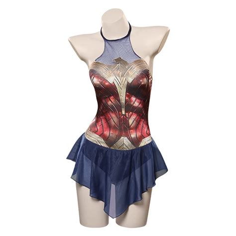 Wonder Woman Swim Cosplay Costume