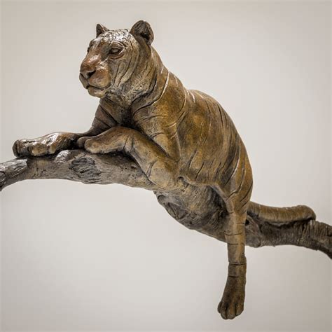 954 bronze contains a minimum of 10% aluminum for strength and weldability. Bronze Tiger Sculpture £7995 - Nick Mackman Animal Sculpture