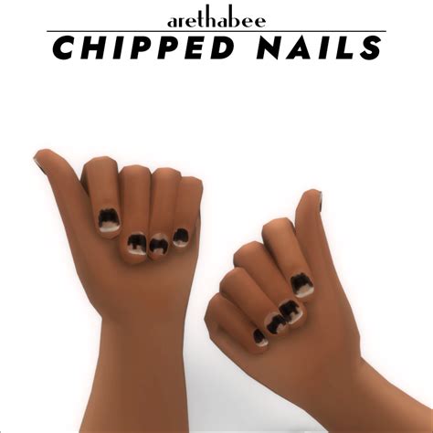 Sims Chipped Nails