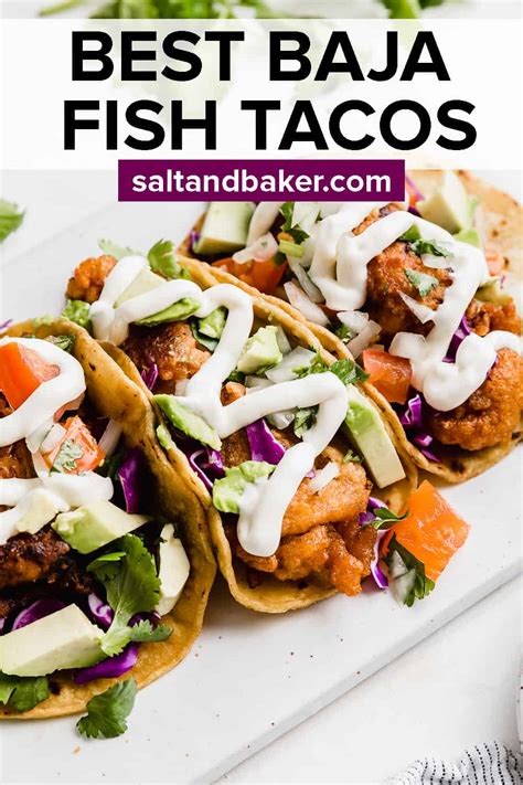 Authentic Baja Fish Tacos Salt And Baker