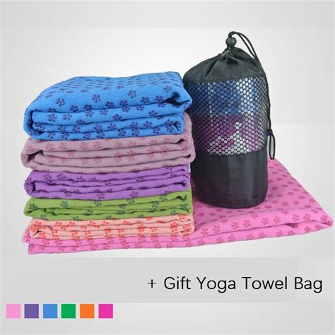 Pvc Microfiber Yoga Towel Slip Resistance Non Slip Hot Yoga Mat Towels