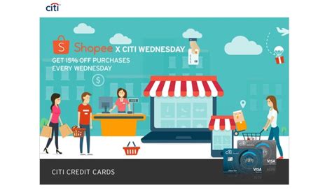 Looking for shopee promo codes and discounts that work? Shopee x Citibank Card Voucher 15% Off on Every Wednesday ...
