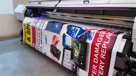 Large Vinyl Banner Printing Process With Uv Inks Front Signs