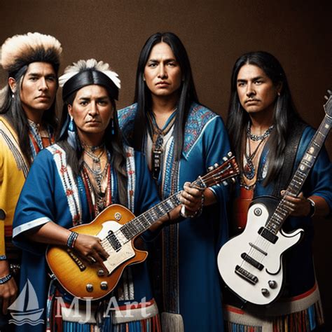 Native American Rock Band Rdigitalarts