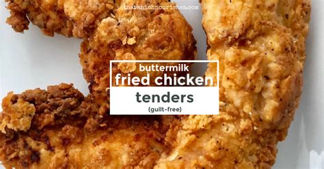 Fried chicken tendersjuicy, tender, marinated chicken dipped in coating and fried until perfectly crispy. Buttermilk Fried Chicken Tenders (Guilt Free) ⋆ That Which ...
