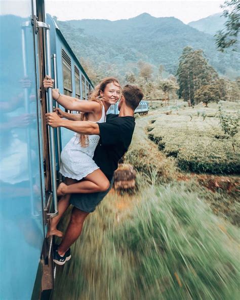 Travel Couples On Instagram 🤭 Would You Try This Together 🚊 ↡