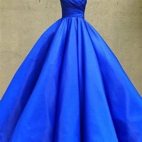 Spaghetti Straps Royal Blue Prom Dress Formal Occasion Dress On Luulla