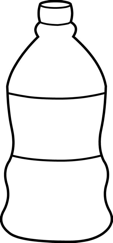 Water Bottle Clipart Black And White Free Clipart Best