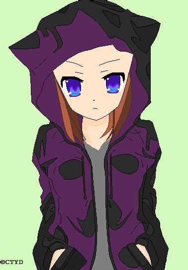Anime Girl With Jacket By Blackwings512 On Deviantart