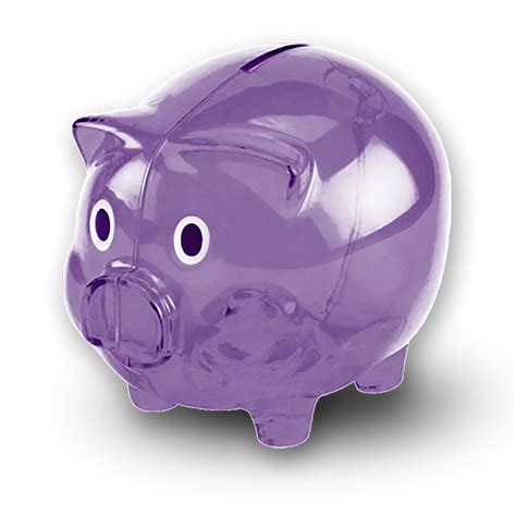 Transparent Cute Piggy Bank Makes A Perfect Unique T Nursery Decor