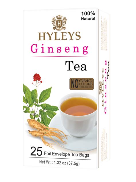 Ginseng Tea 25 Foil Envelope Tea Bags Regency Teas Pvt Ltd