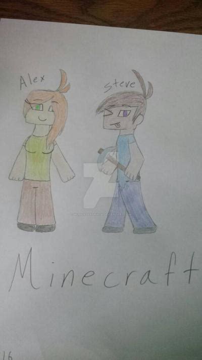 Minecraft Steve And Alex By Musicalartninja On Deviantart