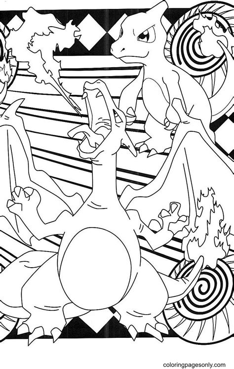 Pokemon Coloring Page Charizard Charizard Pokemon Coloring Pages