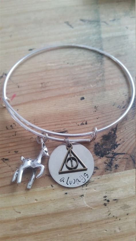 Always Patronus Bangle Harry Potter Snape Deathly By Tulipbellebyl