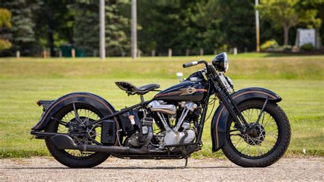 1938 Harley Davidson El Knucklehead For Sale At Auction Mecum Auctions