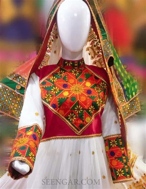 Summer White Afghan Dress Seengar Fashion