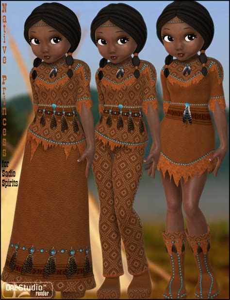native princess for sadie spirits daz 3d