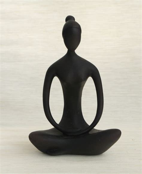 Meditating Yoga Woman Statue 12 Inches