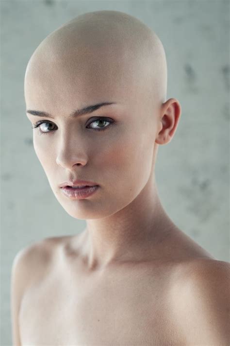 Femine Beauties Bald Girl Shaved Head Women Bald Head Women